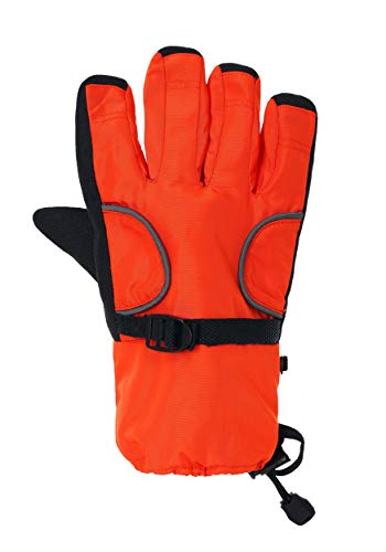 Child Orange Astronaut Gloves Standard