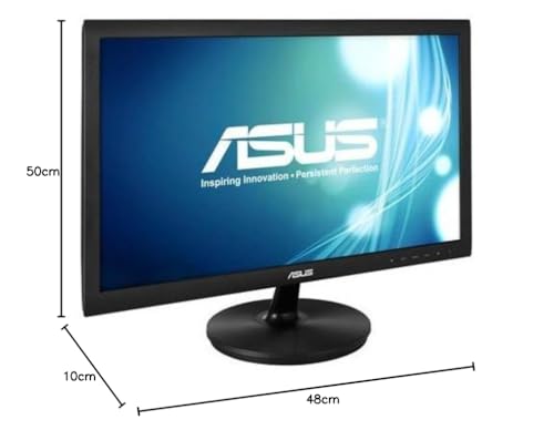 ASUS VS228DE - Monitor de 21.5" (1920 x 1080 p, LED, 5 ms, VGA), Color Negro