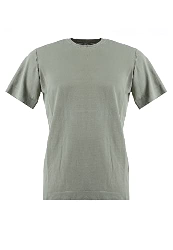 T-shirt demi-manches Shadow Green XL en fil de coton de qualité
