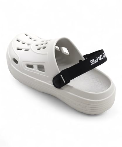 Image of Red Tape Mens Lightweight EVA Clogs Slip-On Comfortable Casual Footwear with Adjustable Back Strap and Anti-Slip Outsole