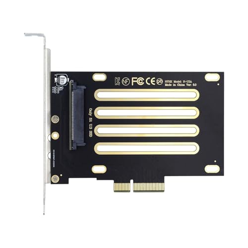 Adaptateur U.3 U3 vers PCI-E 4.0 X4 Kit SFF-8639 triple pour carte mère PM1735