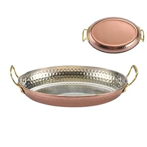 銅製　パエリア鍋 銅パエリア鍋 両手 1個 TKG 【通販モノタロウ】