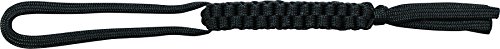 Schrade SCH550BK Black 550 Paracord Braided Lanyard or Replacement Line for Outdoor Survival, Camping, Emergency and Every Day Use