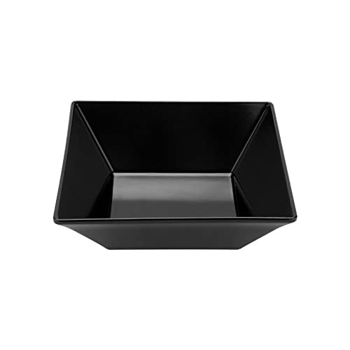 G.E.T. ML-246-BK 1.6 qt. Square Bowl, Black