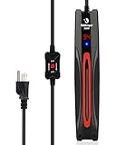fishkeeper 300W/500W/800W Submersible Aquarium Heater for 40-220 Gal (Run-Dry/Overheat/Low-Temp Protection)(Precision Electronic Smart Thermostat)(Adjustable Temperature) Ultra-Safe Fish Tank Heater