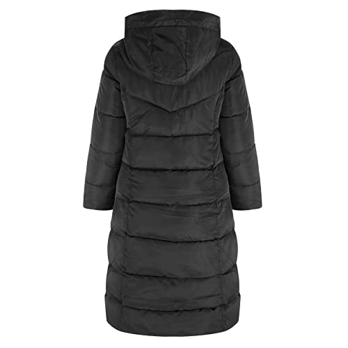 Veste longue outwear d'hiver pour femme manteau chaud zippé pour balades et quotidien