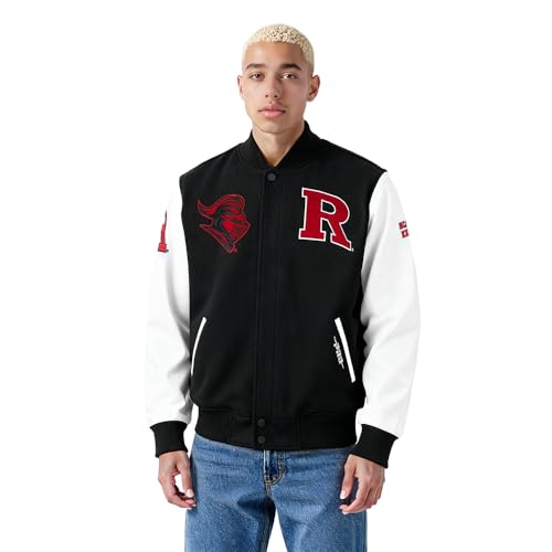 Pro Standard Mens Ncaa Rutgers University Classic Chenille Varsity Jacket