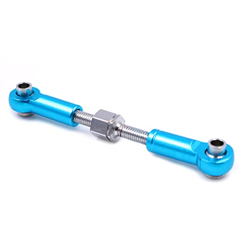 CENPEK 6Pcs Einstellbare Aluminium Lenkgestänge Servo Link Zugstange Spannschloss Set Kompatibel mit Wltosy A959 A969 A979 K929 1/18 RC Auto Buggy Truck