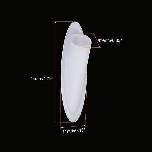 Image of MECCANIXITY 9mm Plastic Pocket Plugs, Wood Plugs Covers Slant Hole Caps for Pocket Hole Jig Working Tool Accessories, White Pack of 200