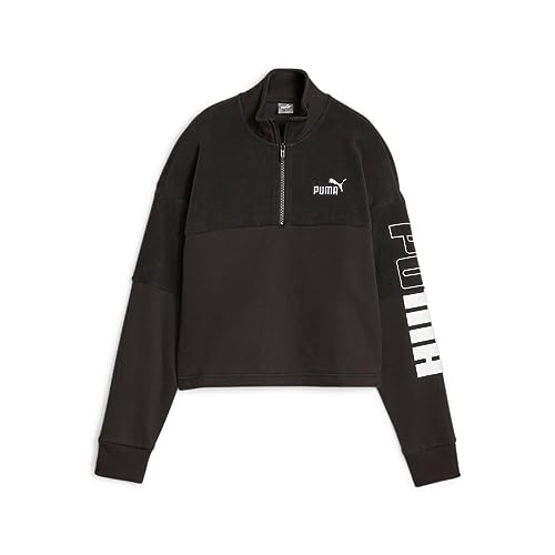 Vêtement de sudation PUMA femme avec col montant thermique pour l'hiver