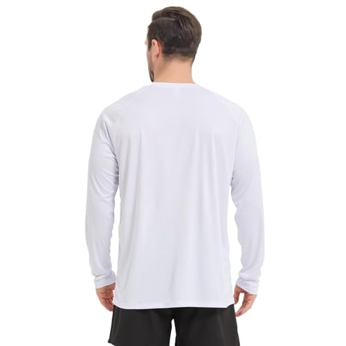 Men's Swim Shirts Long Sleeve Rash Guard UPF 50+ Sun Protection Shirts Outdoor Fishing Running Quick Dry2