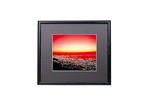 FUJICOLOR 額縁 ワイドマットフレーム M5000 アクリル 半切 木製 ブラック 406492