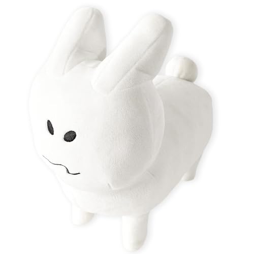 Forsaken Plush, White Rabbit Stuffed Animal, Gubby Plush,For Fans, Collectors, And Kids, Soft Huggable Toy For Decor, Gifts