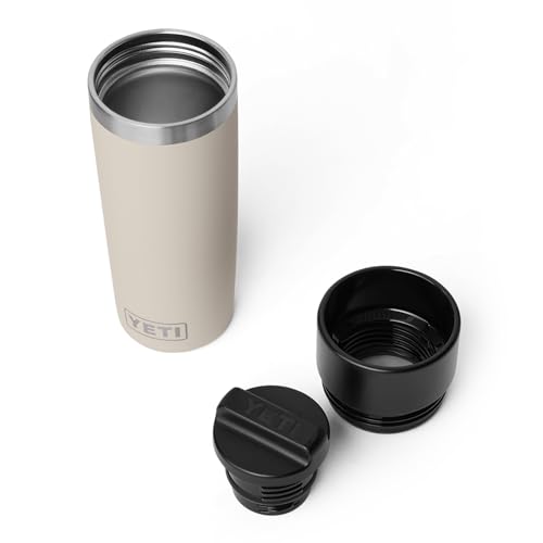 Image of YETI Rambler 16 oz Travel Bottle, Stainless Steel, Vacuum Insulated with Leakproof Commuter Cap, Cape Taupe
