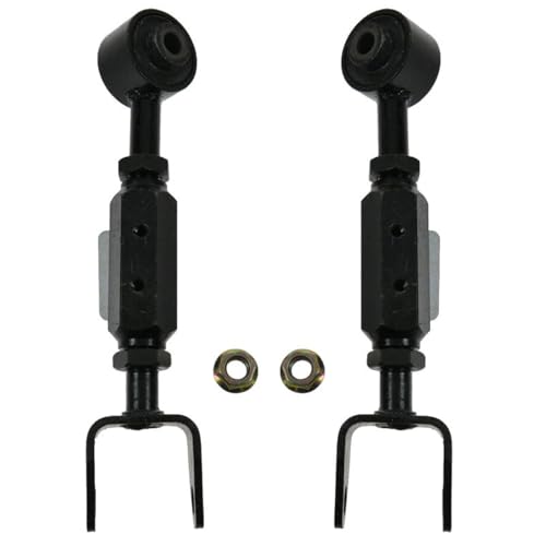 TRQ Rear Upper Control Arm Adjustable Driver and Passenger Side Compatible with 2002-2006 Honda CR-V 2003-2011 Honda Element
