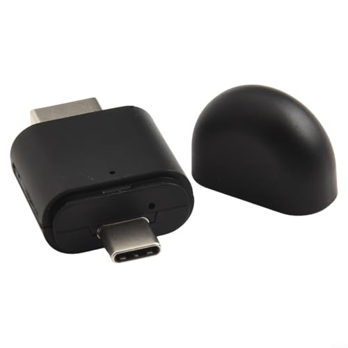 Zoegneer Adaptador inalámbrico 2 en 1 para Android Auto y para CarPlay, tecnología compatible con Bluetooth con soporte de navegación GPS, puerto tipo C de control de voz inteligente