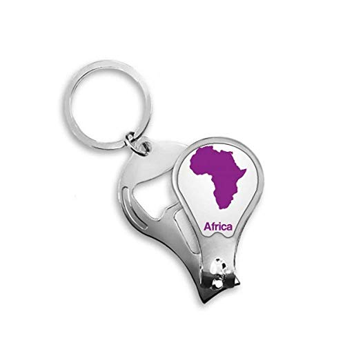 Coupe-ongles de pieds Afrique violet en acier durable et précis