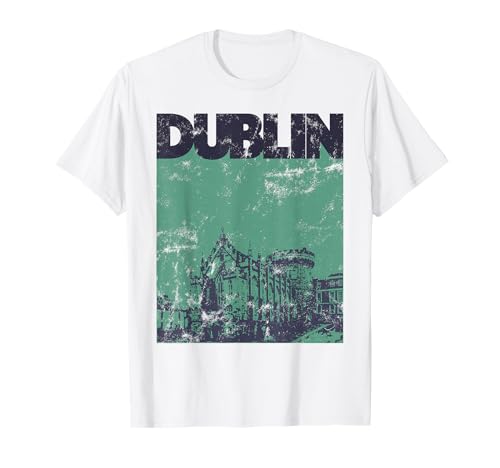 Vintage 70s Style Dublin Ireland T-Shirt