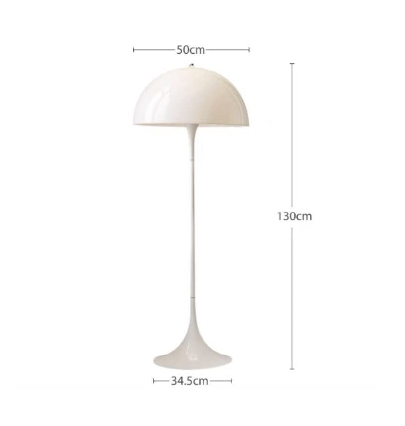 Iluminación de piso con lámparas altas de pie modernas y acrílicas 5