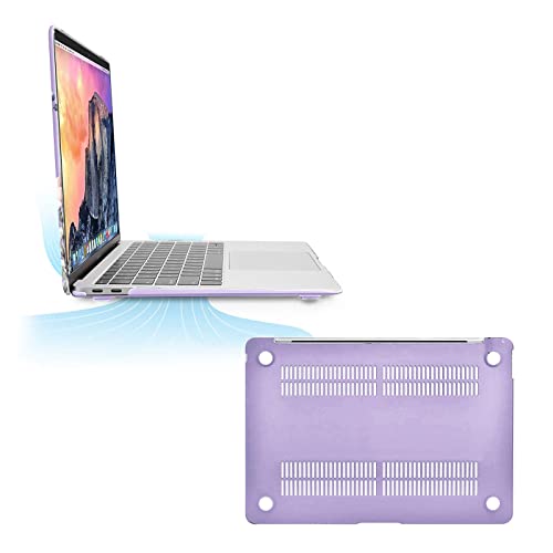 MOSISO Compatible with MacBook Air 13 inch Case 2022 2021 2020 2019 2018 Release A2337 M1 A2179 A1932 Retina Display, Plastic Garden Flowers Hard Shell&Keyboard Cover&Screen Protector, Purple by MOSISO - Image 4