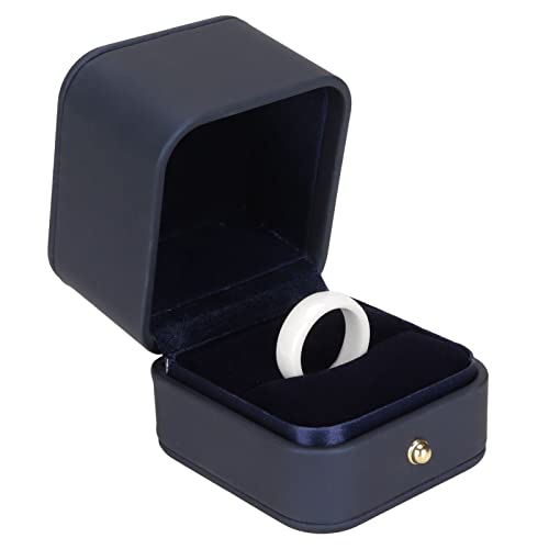 BONKZEBU Llavero con Anillo de Cerámica, Accesorio de Bloqueo, Desbloqueo, Reemplazo Blanco para el Modelo Y Todos los Años, Anillo de Cerámica Liviano Hecho a Mano para un Uso Conveniente (#10)