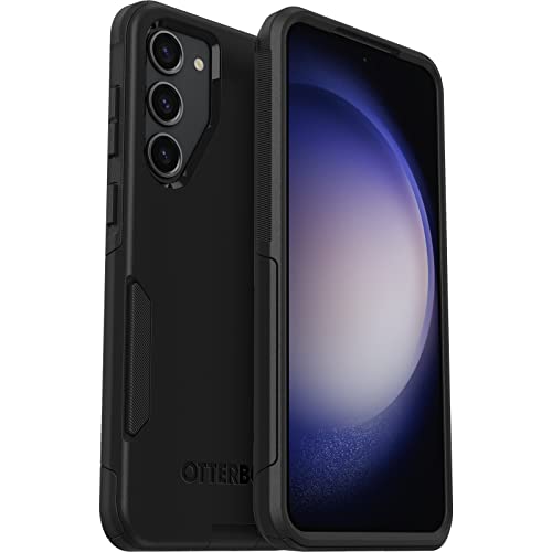 OtterBox Galaxy S23+ Commuter Series Case - BLACK , slim & tough, pocket-friendly, with port protection | Slim, Tough, Pocket-Friendly, with Port Protection