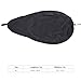 WOHPNLE Kayak Cockpit Cover, Polyester Coated Silver Cloth Kayak Cover Adjustable Shockcord Rim Kayak Covers for Outdoor Storage Kayak Hatch Cover(XL)
