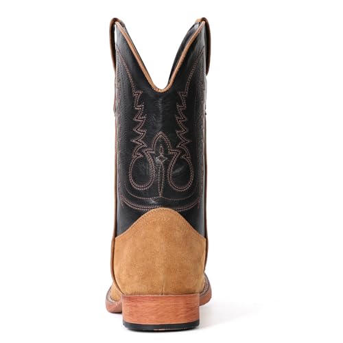 Image of IUV Cowboy Boots for Men Suede Square Toe