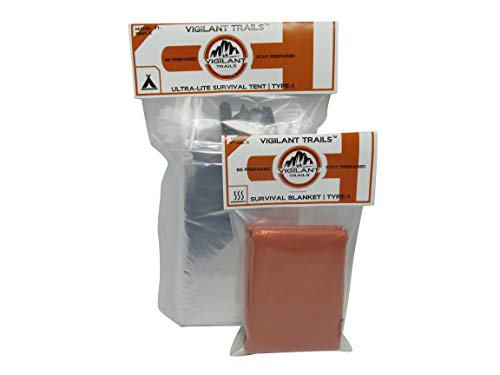 Mylar Emergency Survival Sleeping Blanket - 10 Pack