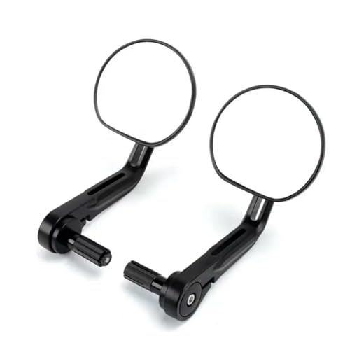 Rétroviseurs universels pour guidon de moto CNC rétroviseurs latéraux noirs