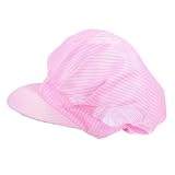 Didiseaon Anti-Static Electronics Working Hat, Breathable Pink Dustproof Cap for Food and Electronics Industry, Lightweight Unisex Workshop Protective Headwear
