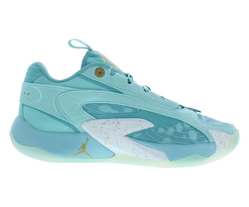Nike Jordan Luka 2 Unisex Shoes Size 10.5, Color: Tropical Twist/Metallic Gold-Green