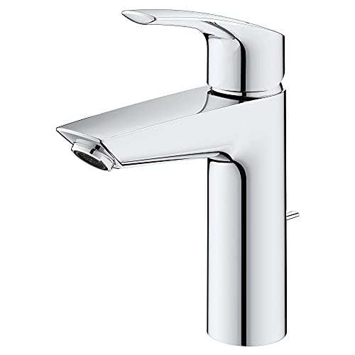 Grohe 23990003 Eurosmart Single Handle M Size Bathroom Sink Faucet, Chrome #TOP1
