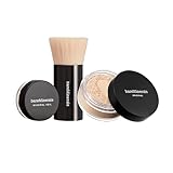 bareMinerals Original Get Started Kit 3-Piece Mineral Makeup Set, Medium Beige, Vegan, Cruelty-Free & Dermatologist-Tested