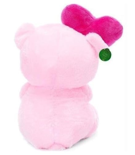 Image of Tickles I Love You Ballon Heart Teddy Soft Stuffed Plush Toy for Couples Boyfriend, Girlfriend, Wife & Husband Valentine Gift (Size: 45 cm Color: Pink)