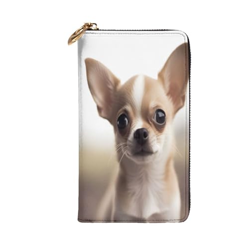 Stylish Funny Chihuahua Womens Long Wallet Purse, Large Capacity Pu Leather Purses With Multiple Card Slots, Phone Card Holder, Clutch Case, Credit, Coin, And Bill Organizer2