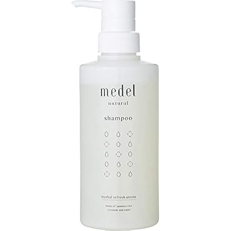 medel(メデル) 無添加 ノンシリコン シャンプー 【アミノ酸洗浄成分 さらさら ふんわり】 ハーバルリフレッシュアロマ 400ml