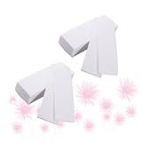 Veemoon 3er Packungen Pack Vliesstoff Enthaarungspapier Stark Haftendes Reißfestes Wachs papier für Gesicht und Körper Hautfreundlich Flexibel Geeignet für Professionelle Haarentfernung