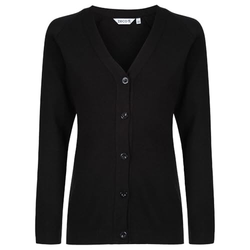 Cardigan d'école en coton tricoté pour filles idéal pour la rentrée des classes