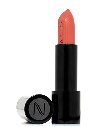 Natio Australia Lip Colour Flutter 4g - Satin Finish Pink Nude Lipstick, Creamy & Long-Wearing Formula - Made in Australia
