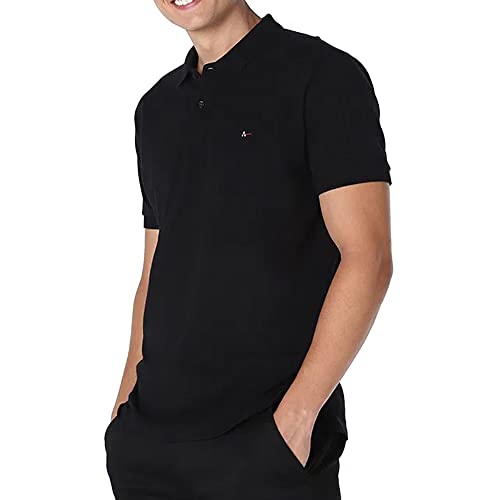 Camisa Polo Básica Piquê, Aramis, Masculino, Preto, GG