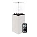 Produktbild Kratki Gaskamin Patio Mini Glas Weiss Ferngesteuert Gasheizgerät Wärmelampe 4-8,2 kW