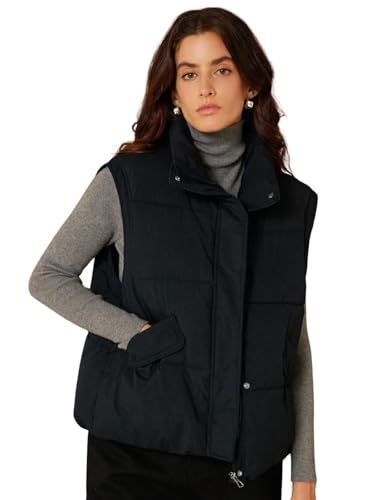 GRECIILOOKS Puffer Jacket for Women | Stylish Warm Standard Lengt...