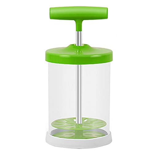 Milchaufschäumer, manueller Milchaufschäumer, Hand-Kaffeemilchaufschäumer, manuelle Milchschaummaschine (grün)