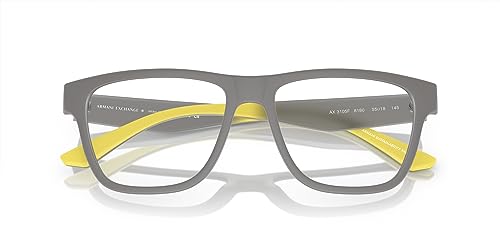 Image of Armani Exchange mens Ax3105f Low Bridge Fit Square Prescription Eyewear Frames