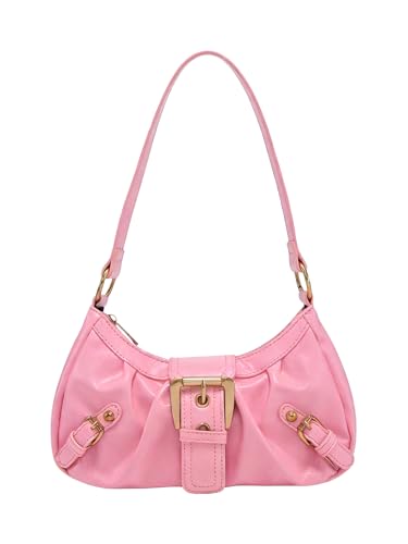 Verdusa Shoulder Bag for Women Y2k Purse Mini Purse Cute Purse Goth Punk Vintage Purse Pink One Size