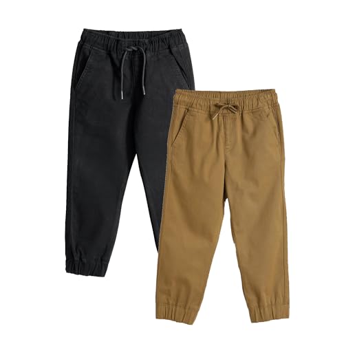 Image of Amazon Brand - Symbol Boy's Cotton Strechable Jogger | Elasticated Waistband and Cuff | Age 2-14 Years