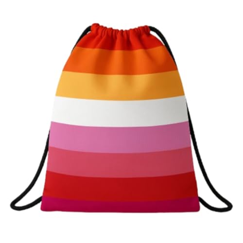 Mochila Orgulho Lésbico Bandeira Sacochila
