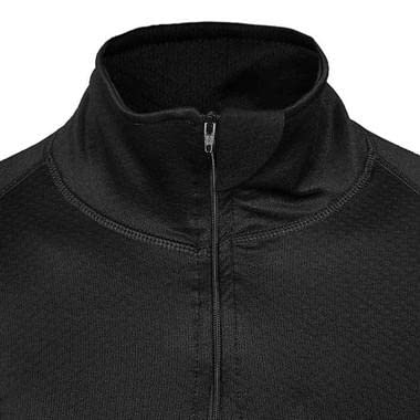 Curtlo Blusa Zip Thermoskin, P, Preto