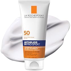 La Roche-Posay Anthelios UV Pro-Sport Sunscreen for Face & Body, Water & Sweat Resistant, Invisible Broad Spectrum Sunscreen, Lightweight & Breathable Skin Sun Protection